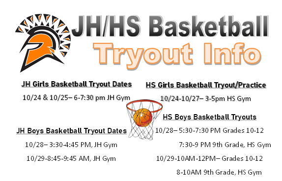 tryout information